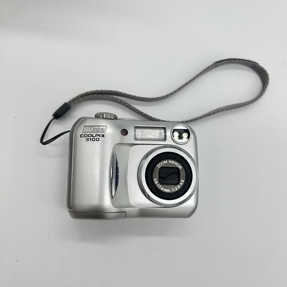 Nikon Coolpix 3100 3.2 MP Digital Camera Works Tested No SD Card or Battery Y2K